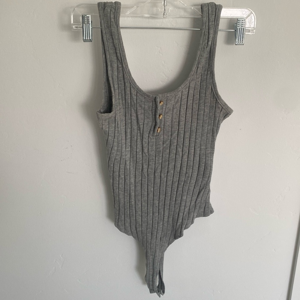Cute Grey Bodysuit